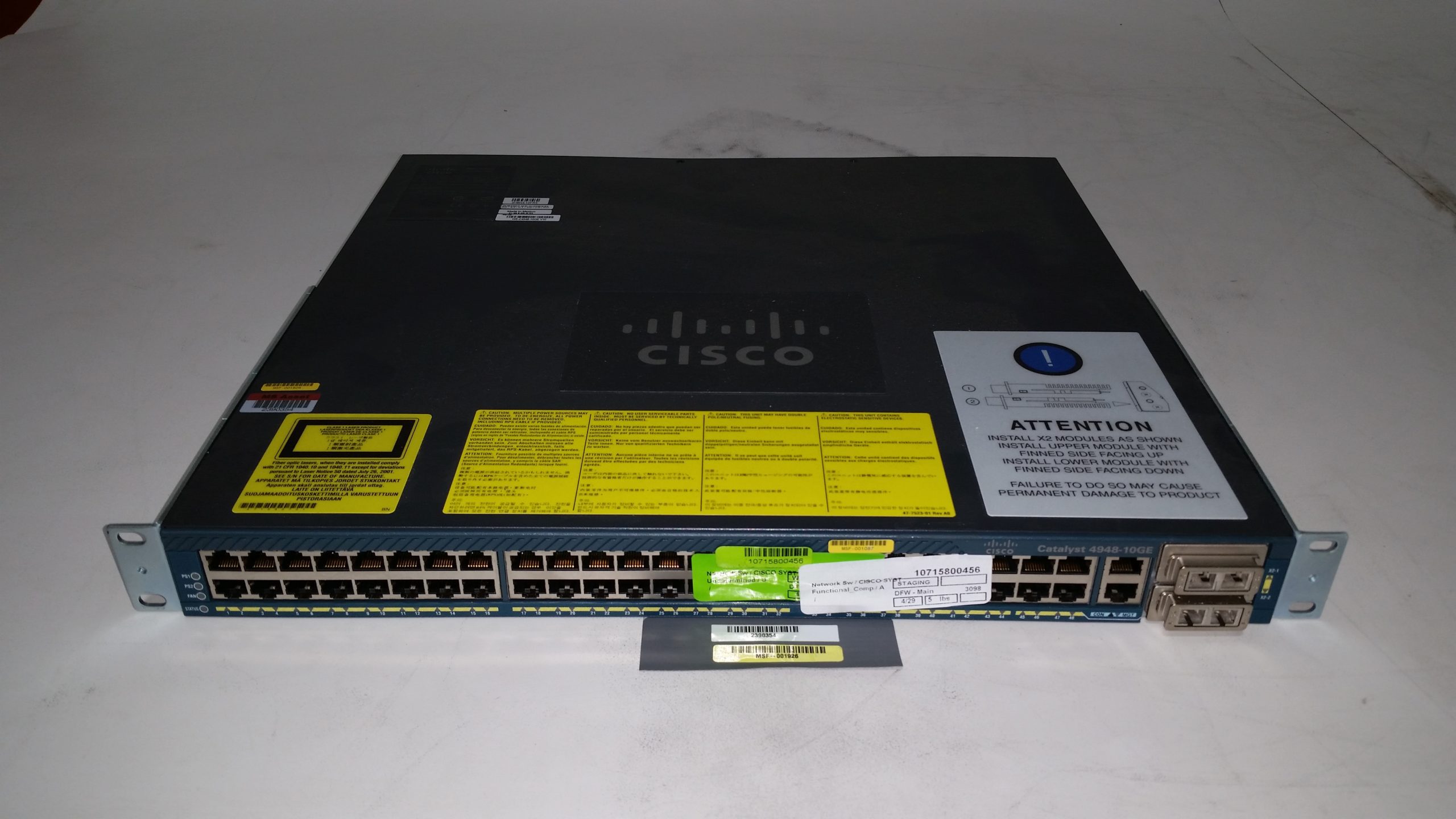 WS-C4948-10GE-S Switch Cisco Catalyst 4948 | Network devices \ SWITCHES ...