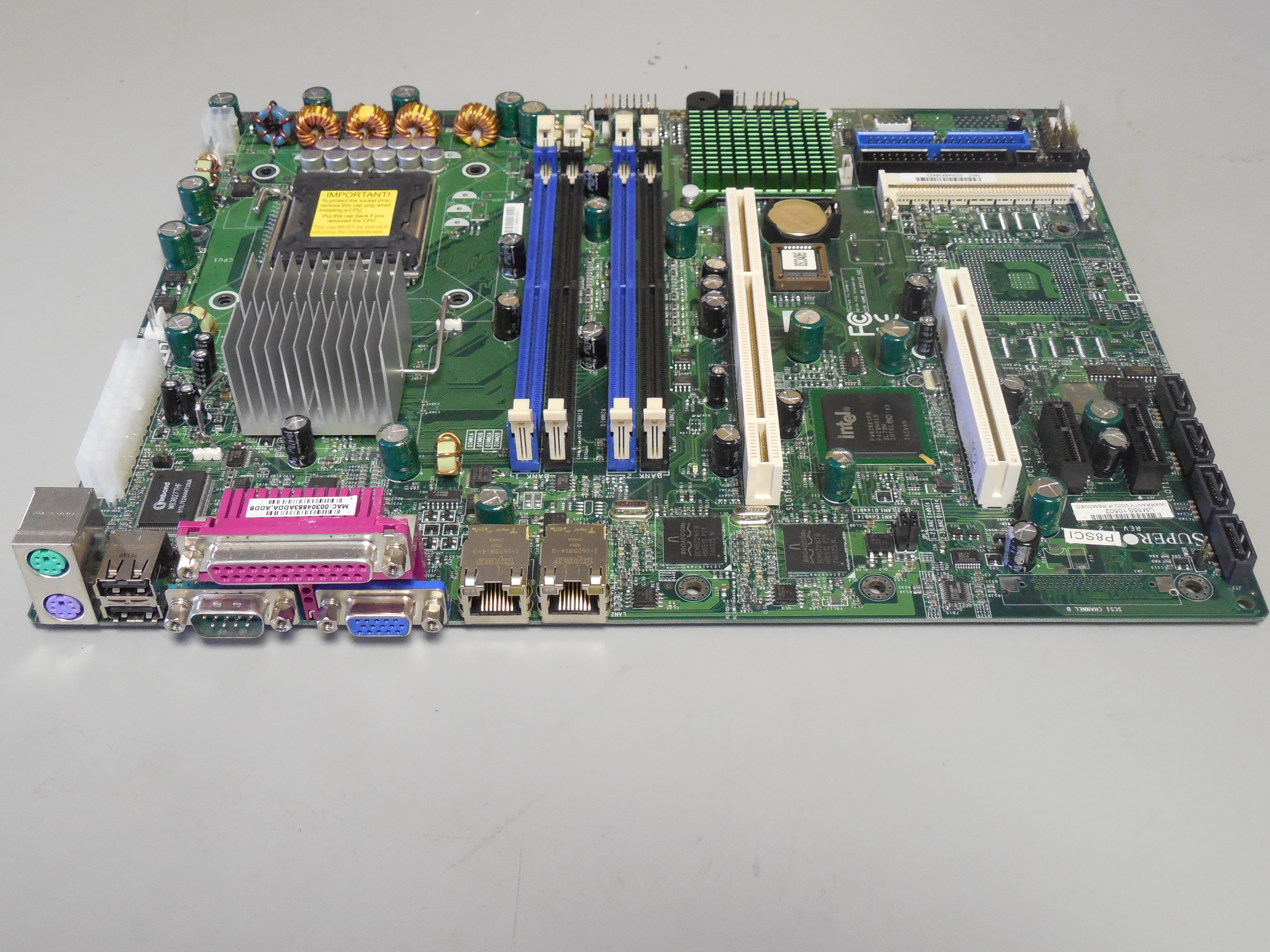SuperMicro P8SCI LGA775 ATX MotherBoard – Garland Computers