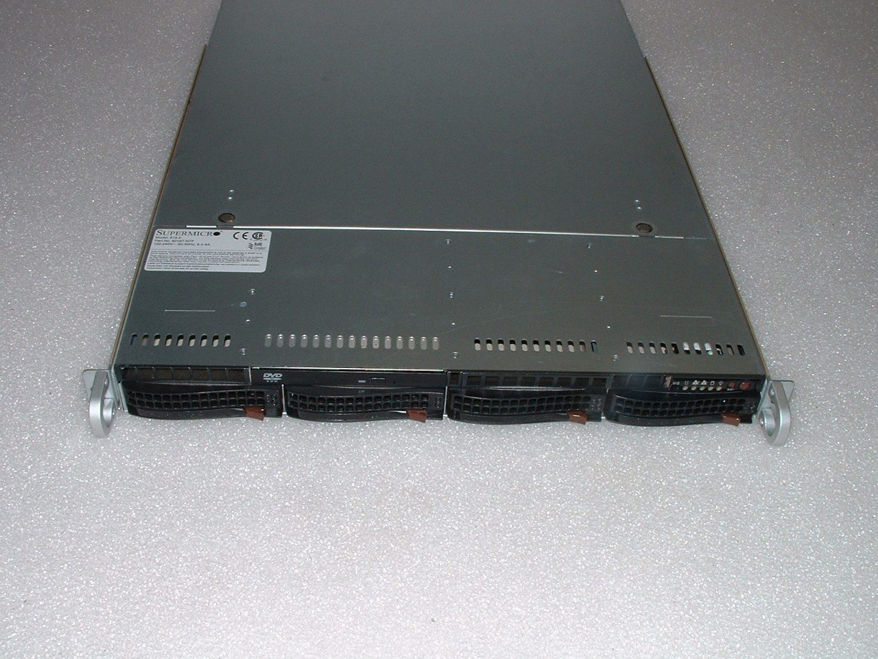 Supermicro 1U Server X8DTU-F 2x Xeon X5670 2.93ghz Hex Core / 96gb