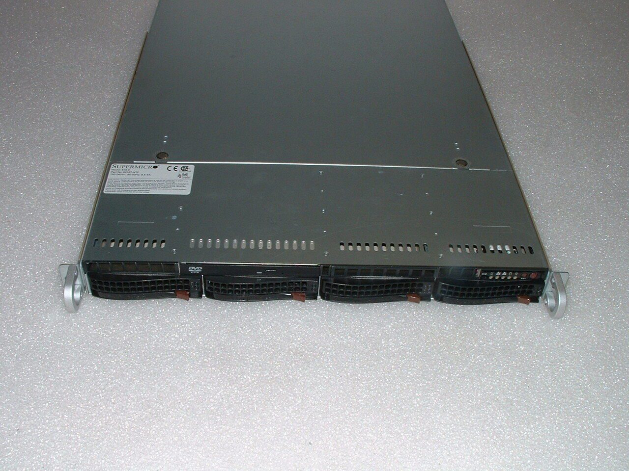 Supermicro 1U Server X8DTU-F 2x Xeon E5649 2.53ghz Hex Core / 48gb