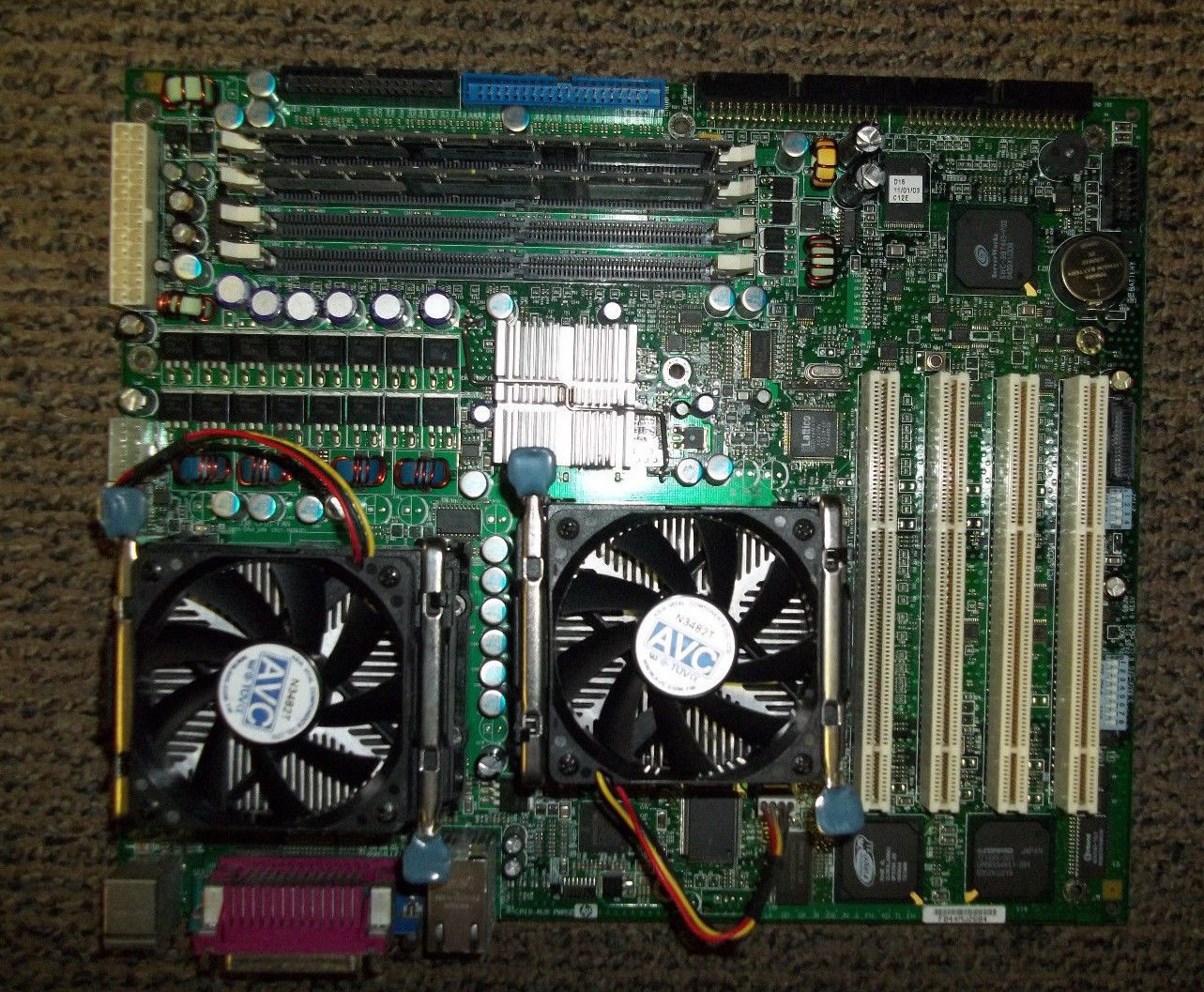 HP PROLIANT ML330 G3 324709-001 MOTHERBOARD with 1GB RAM, 2x SL6VN Intel  CPU, HS